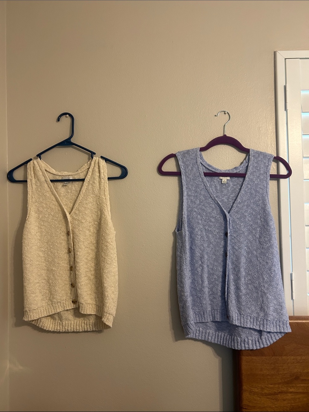 Bundle of two J Crew outlet small Button-Front Sweater Vests
